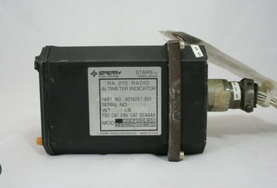 LCD 디지털 라디오 고도 측정기 ARINC 600 랙 마운트 RTCA DO-160G/DO-178C 보잉 / 에어버스 28VDC