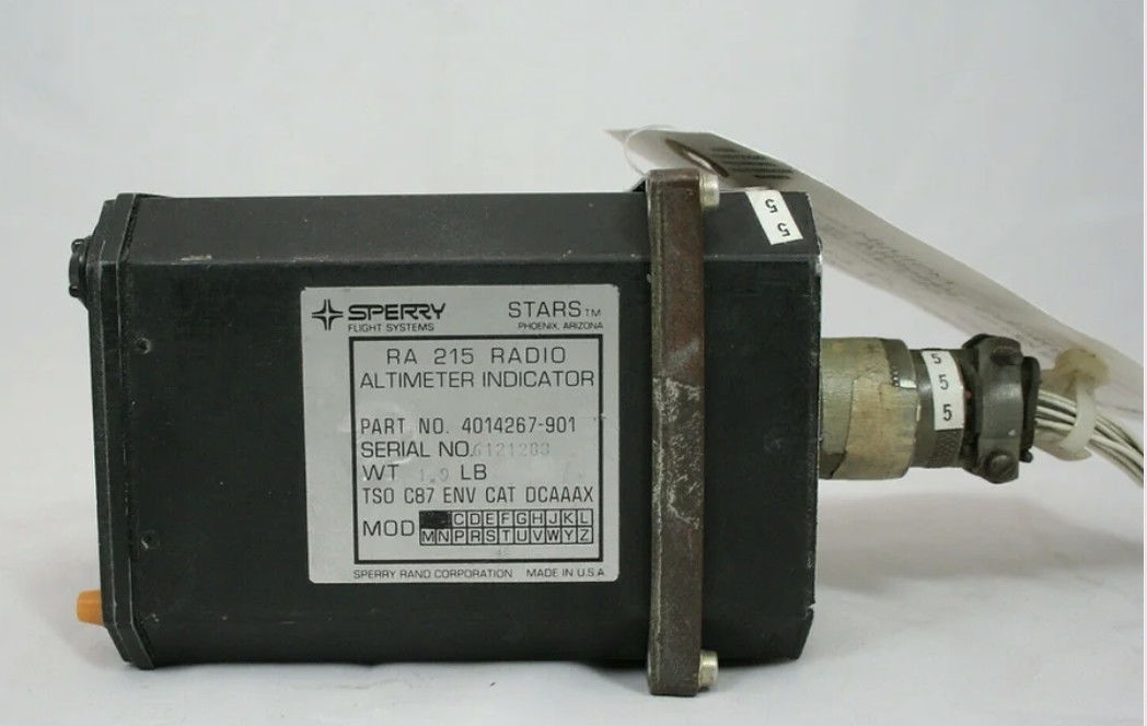 BTSTC ARINC 600 Mount 28 VDC 항공기 고도 측정기 2.5 파운드 무게 1 피트 해상도